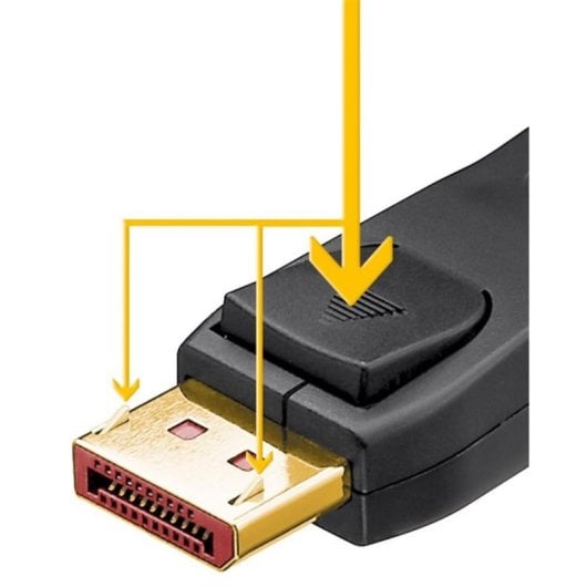 Cavo DisplayPort 2.1 Goobay 74759 1 m Maschio a Maschio 16K