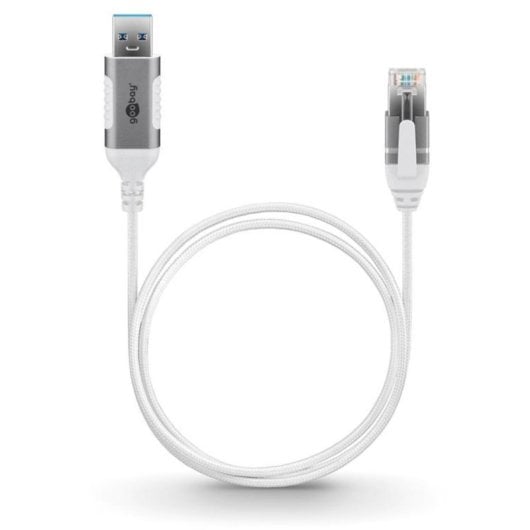 Adattatore Ethernet USB 3.0 a RJ45 Goobay 74379 2 m Bianco