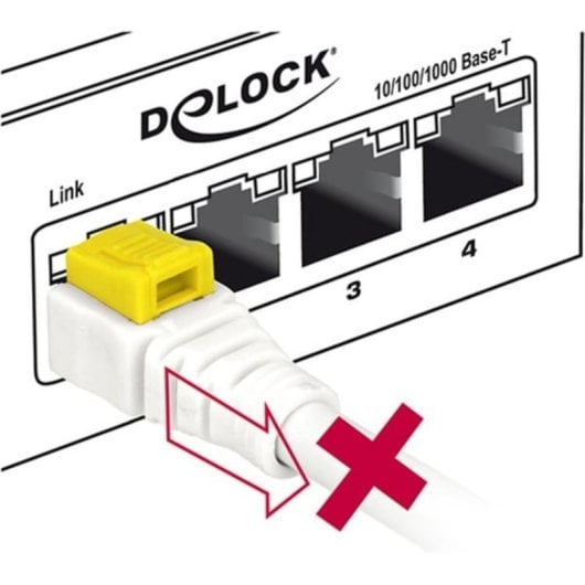 Cable de red DeLOCK 85335 5 m Cat6a S/FTP RJ-45 Blanco