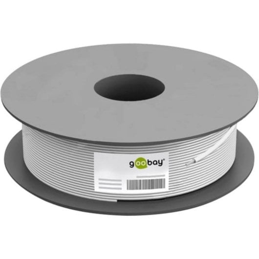 Netzwerkkabel Goobay Cat6 U/UTP 100 m grau