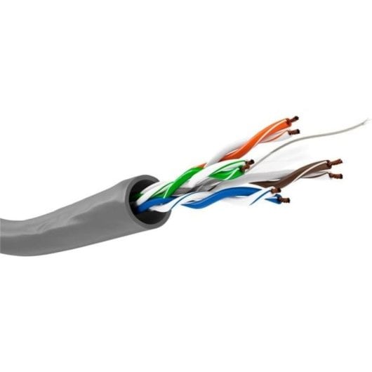 Netzwerkkabel Goobay Cat6 U/UTP 100 m grau