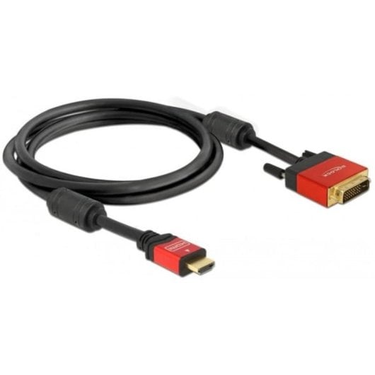 Cable Adaptador DeLOCK HDMI a DVI-D 1,8 m Macho/Macho
