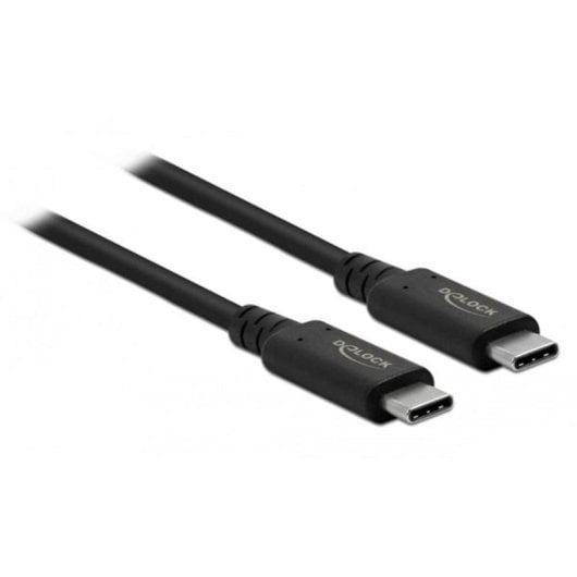 Kabel USB4 Delock 20 Gbps 2 m USB-C zu USB-C Schwarz