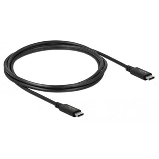 Kabel USB4 Delock 20 Gbps 2 m USB-C zu USB-C Schwarz