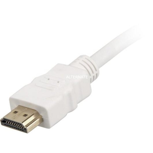 Cable HDMI Sharkoon 1 m 2xHDMI Blanco