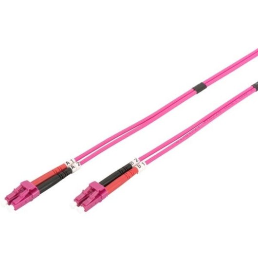 Cable fibre optique multimode Digitus LC à LC OM4 10 m