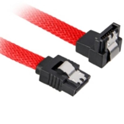 Cable SATA III Sharkoon 0,6 m 2x Macho/Macho Rouge