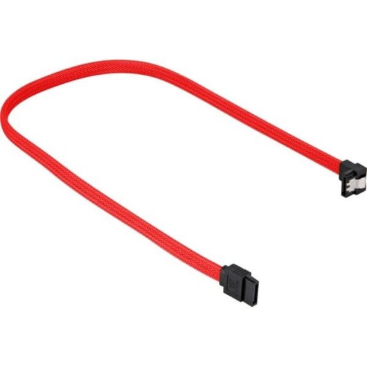 Cable SATA III Sharkoon 0,6 m 2x Macho/Macho Rouge