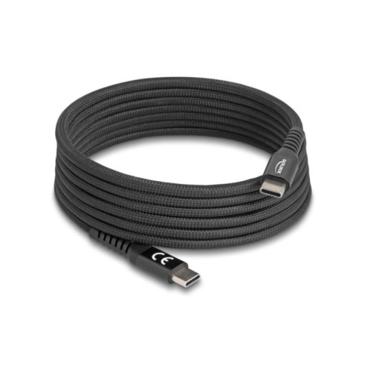 Cable USB-C DeLOCK 2 m USB 2.0 Negro Magnético