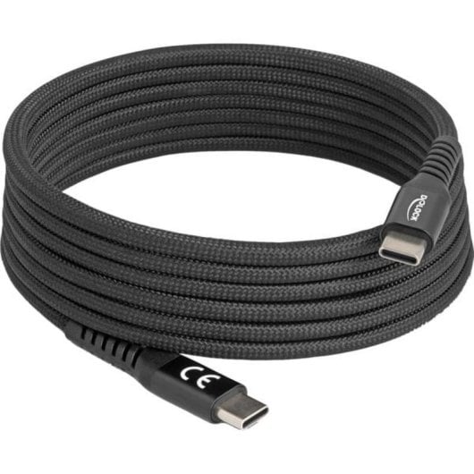 Cable USB-C DeLOCK 2 m USB 2.0 Negro Magnético