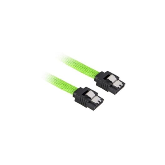 Cable SATA III Sharkoon 0,45 m Macho/Macho Negro/Verde