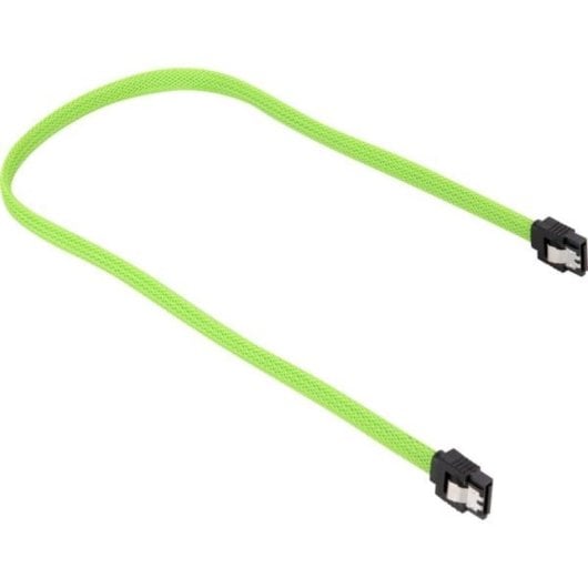 Cable SATA III Sharkoon 0,45 m Macho/Macho Negro/Verde
