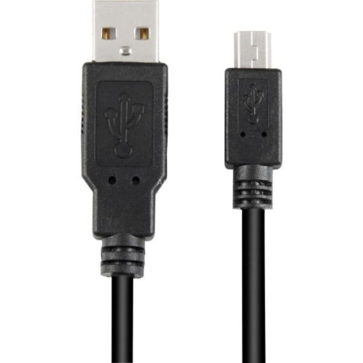 Cabo USB Sharkoon 0,5 m USB 2.0 A a Mini-USB B Preto