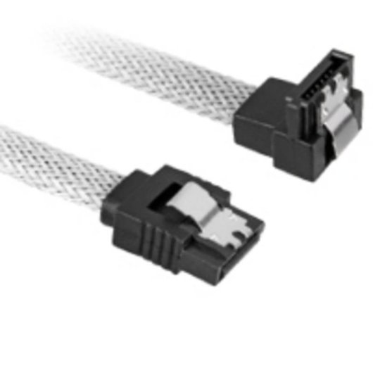 Cable SATA III Sharkoon 0,6 m 2x Macho/Macho Blanc