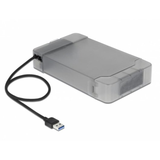 Convertidor DeLOCK 64086 USB Tipo A a SATA 6 Gbit/s Transparente