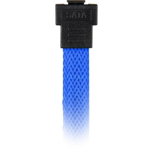 Cable SATA III Sharkoon 0,6 m Macho/Macho Noir/Bleu