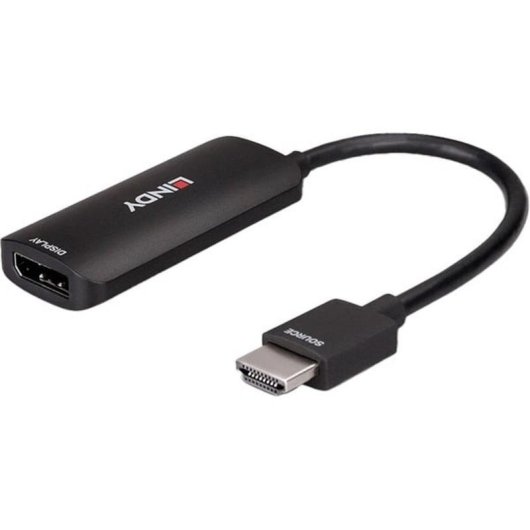 Adaptador de vídeo Lindy 38327 HDMI para DisplayPort 157 cm Preto