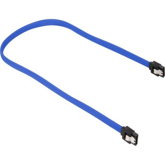 Cable SATA III Sharkoon 0,3 m Macho/Macho Noir/Bleu