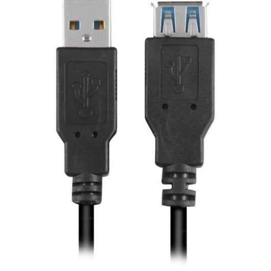 Cable USB 3.2 Gen 1 Sharkoon 3 m Negro Alargador