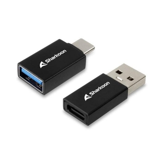 Adattatore USB-C Sharkoon OfficePal USB 3.2 Gen 1 Nero
