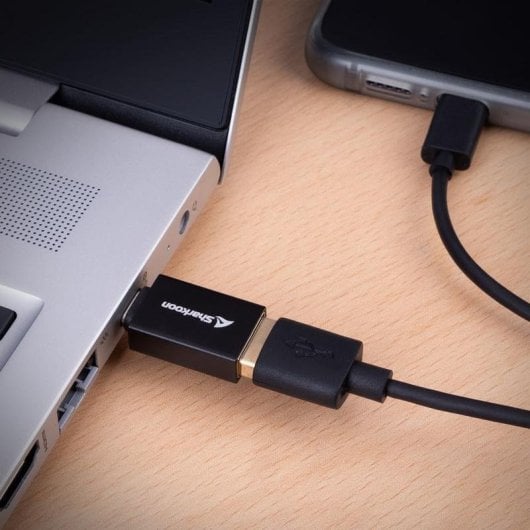 Adattatore USB-C Sharkoon OfficePal USB 3.2 Gen 1 Nero