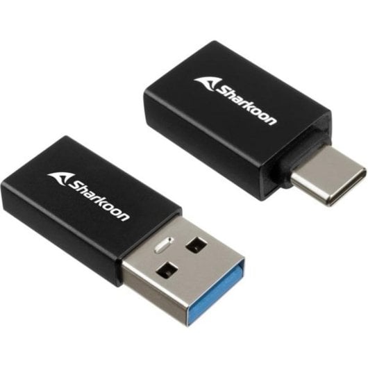 Adattatore USB-C Sharkoon OfficePal USB 3.2 Gen 1 Nero
