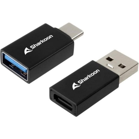 Adattatore USB-C Sharkoon OfficePal USB 3.2 Gen 1 Nero