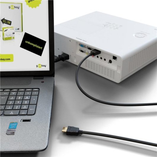 Cavo HDMI 2.1 goobay HL0410840 2 m Nero