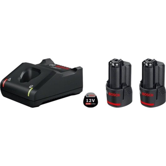 Juego de cargador y baterías Bosch 1 600 A01 9RD 3 Ah 12 V