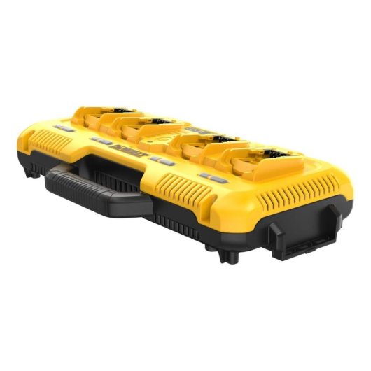 Cargador rápido cuádruple DeWalt DCB104-QW para baterías Li-Ion XR y FLEXVOLT