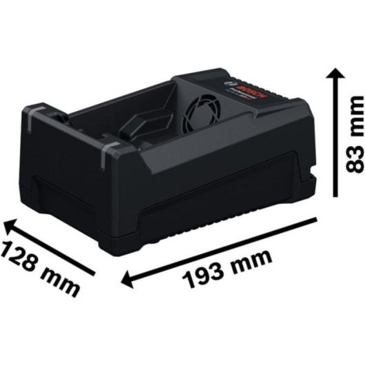 Cargador Bosch 1 600 A03 7CH 10.8-18V 8A Negro