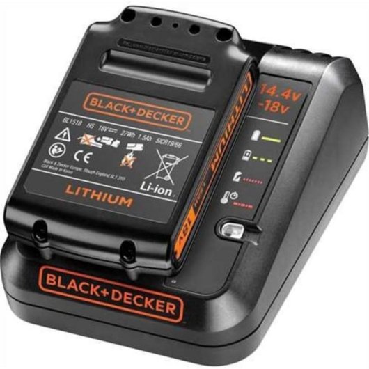 Bateria Black & Decker BDC1A15 1,5 Ah 18 V Ião de Lítio Preta
