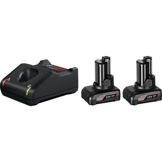 Jeu chargeur et batteries 12 V 6 Ah lithium-ion Bosch