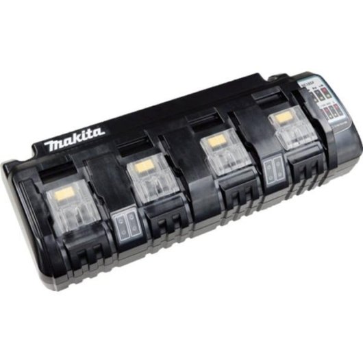 Cargador de baterías Makita DC18SF Negro 14,4-18 V 4 baterías
