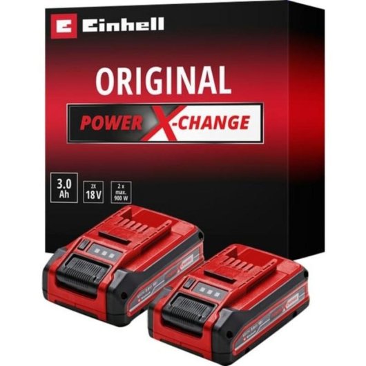 Akkus Einhell 18 V 3 Ah Power X-Change 2 Stück