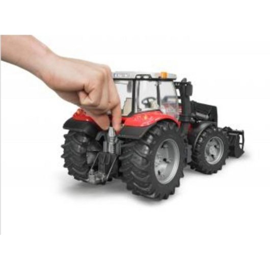 Veículo de brinquedo BRUDER Massey Ferguson 7624 com carregador frontal 1:16