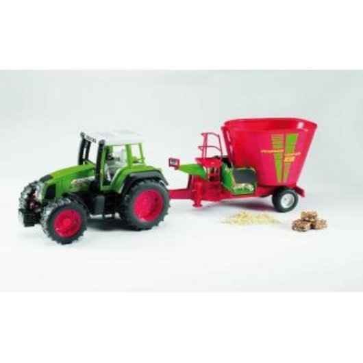 Modelo a escala BRUDER Strautmann Verti-Mix 1050 1:16 Verde/Rojo