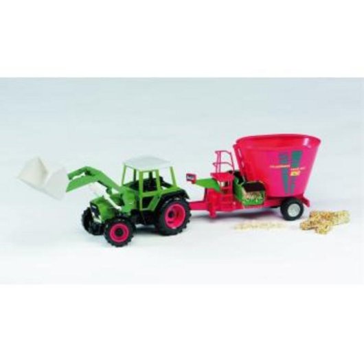 Modelo a escala BRUDER Strautmann Verti-Mix 1050 1:16 Verde/Rojo