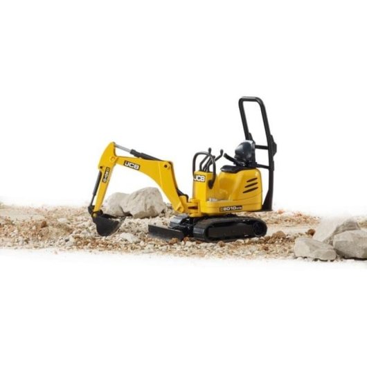 Modelo a escala de excavadora BRUDER 62003 1:16 ABS Negro/Amarillo