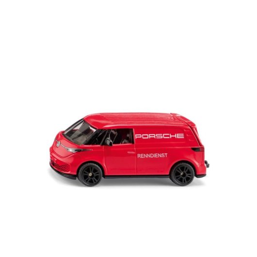 Furgonette Siku 1121 VW ID. Buzz Cargo Porsche Renndienst Plastique Métal Rouge