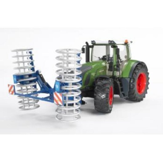 Coche de construcción BRUDER 02222 a escala 1:16 azul y plateado