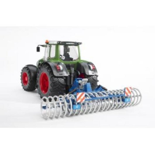 Coche de construcción BRUDER 02222 a escala 1:16 azul y plateado