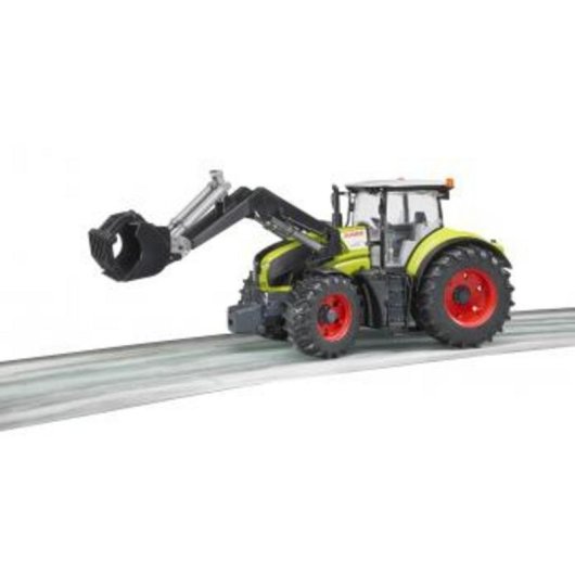 Modelo a escala pala cargadora frontal BRUDER Claas Axion 950 1:16 Plástico Negro/Verde