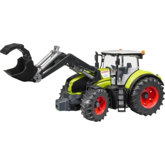 Modelo a escala pala cargadora frontal BRUDER Claas Axion 950 1:16 Plástico Negro/Verde