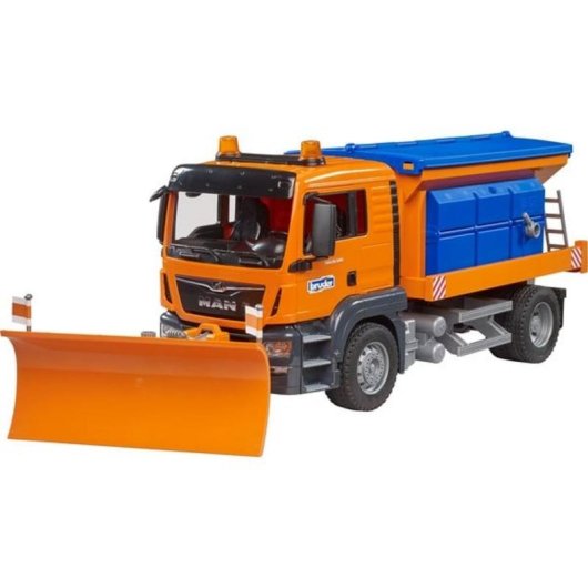 Vehículo de juguete BRUDER MAN TGS 1:16 Azul Naranja