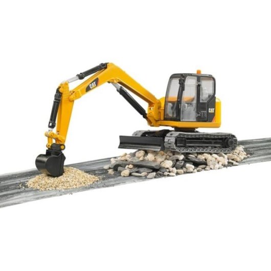 Modelo a escala excavadora BRUDER 02456 Cat® Mini Excavator 1:16 ABS multicolor