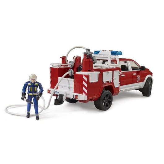 Feuerwehr-LKW BRUDER RAM 2500 mit Licht und Sound 1:16