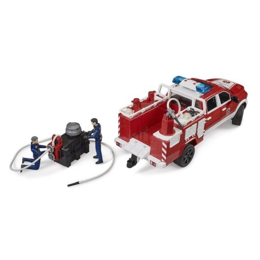 Feuerwehr-LKW BRUDER RAM 2500 mit Licht und Sound 1:16