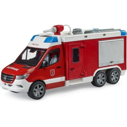 Camión de bomberos Mercedes Benz Sprinter BRUDER 1:16 con sonido e iluminación