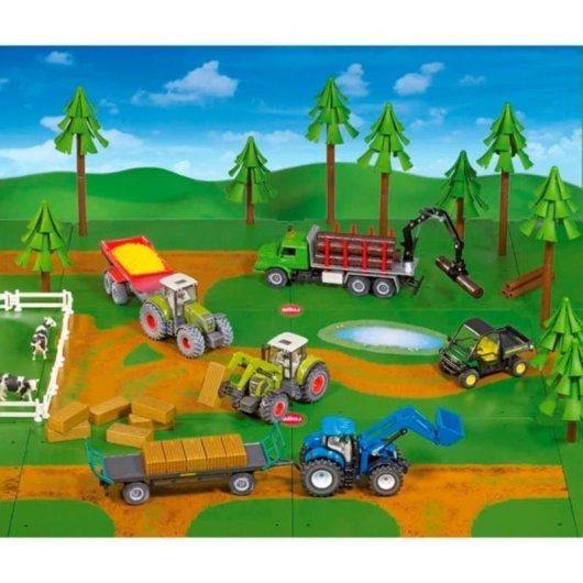 Escenario Siku Dirt tracks and forest pour véhicules de jouet